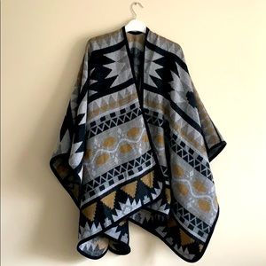NWT Poncho Scarf